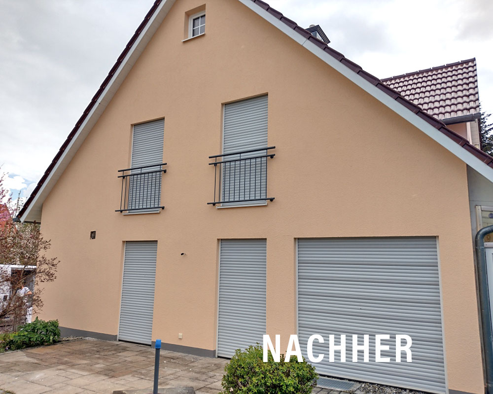 Verputzarbeiten nachher